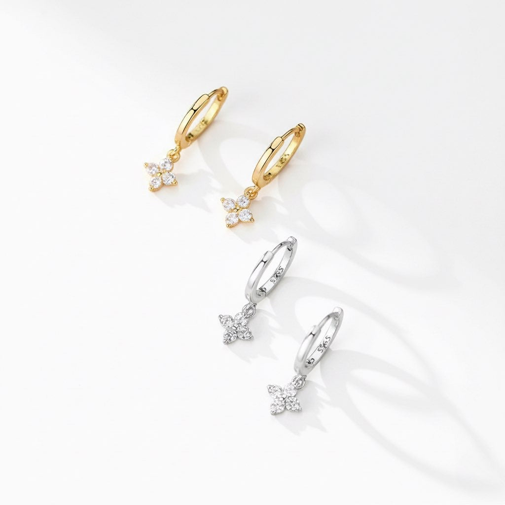 925 Sterling Silver leaf  Earrings For Women Trendy Earring Jewelry Prevent Allergy Party Accessories Gift Mira dora