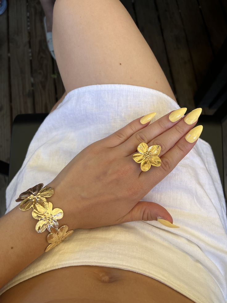 BAGUE "Bouquet Céleste" Mira dora